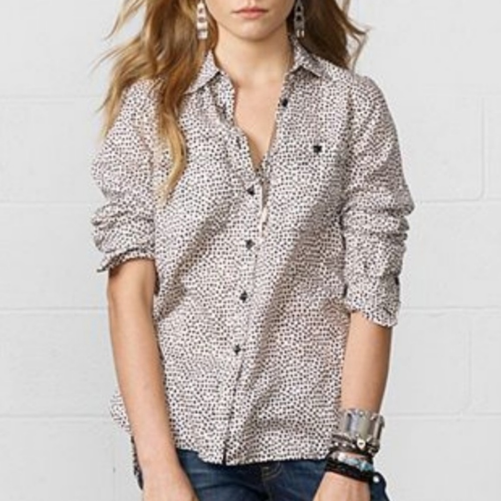 Ralph Lauren Denim & Supply Star Button Down Top